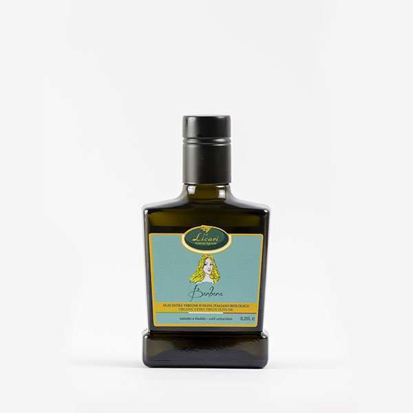 bottiglia_olio_extravergine_biologico_licari_siciali_250 Olio Extravergine di Oliva Biologico Sicilia - 250 ML