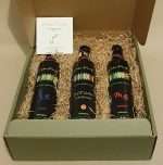 confezione regalo 3 bottigli 500 ml olio evo biologico podere panolfo